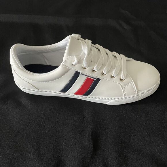 Tommy Hilfiger Women's White Sneakers TWLIGHTZ Casual SZ/10M - Picture 9 of 14